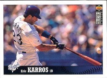 #140 Eric Karros - Los Angeles Dodgers - 1997 Collector's Choice Baseball