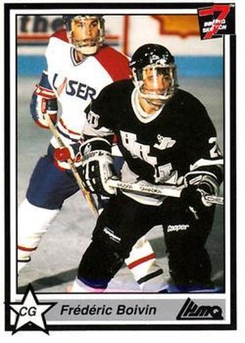 #140 Frederic Boivin - Hull Olympique - 1990-91 7th Inning Sketch QMJHL Hockey