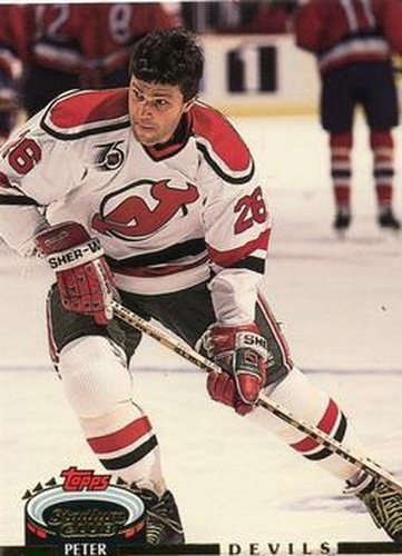 #140 Peter Stastny - New Jersey Devils - 1992-93 Stadium Club Hockey