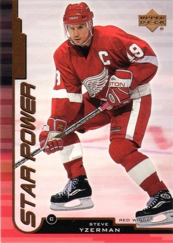 #140 Steve Yzerman - Detroit Red Wings - 1999-00 Upper Deck Hockey