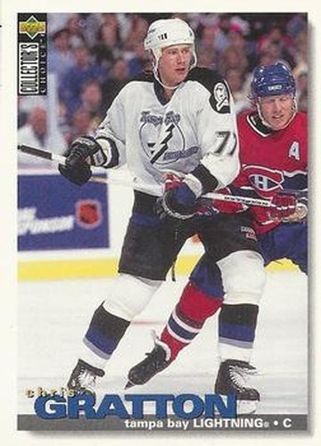 #140 Chris Gratton - Tampa Bay Lightning - 1995-96 Collector's Choice Hockey