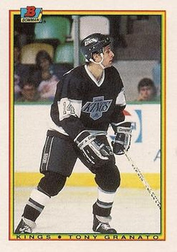 #140 Tony Granato - Los Angeles Kings - 1990-91 Bowman Hockey