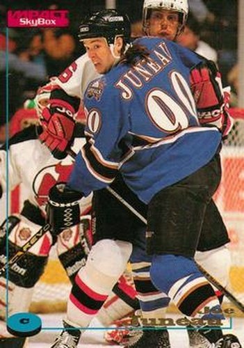 #141 Joe Juneau - Washington Capitals - 1996-97 SkyBox Impact Hockey