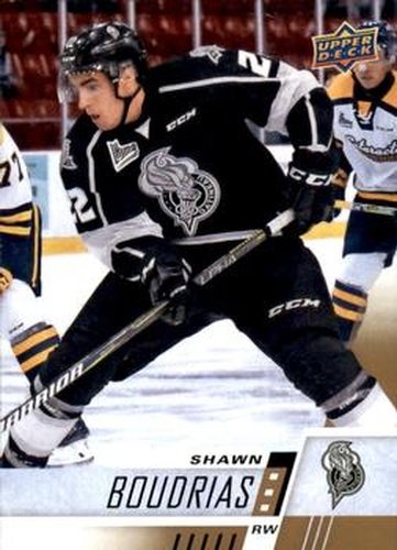 #141 Shawn Boudrias - Gatineau Olympiques - 2017-18 Upper Deck CHL Hockey