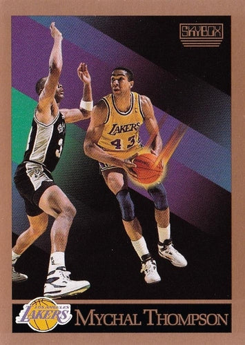 #141 Mychal Thompson - Los Angeles Lakers - 1990-91 SkyBox Basketball