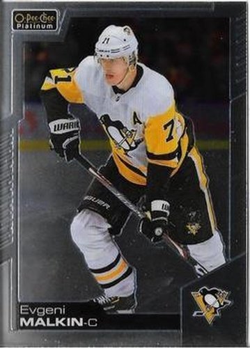 #141 Evgeni Malkin - Pittsburgh Penguins - 2020-21 O-Pee-Chee Platinum Hockey