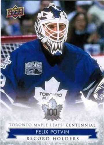 #141 Felix Potvin - Toronto Maple Leafs - 2017 Upper Deck Toronto Maple Leafs Centennial Hockey