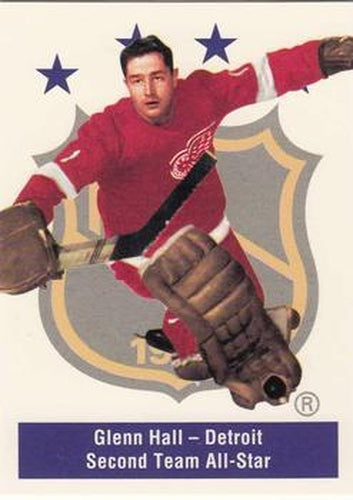 #141 Glenn Hall - Detroit Red Wings - 1994 Parkhurst Missing Link 1956-57 Hockey