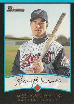 #141 Larry Barnes - Anaheim Angels - 2001 Bowman Baseball