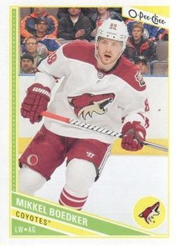 #141 Mikkel Boedker - Phoenix Coyotes - 2013-14 O-Pee-Chee Hockey