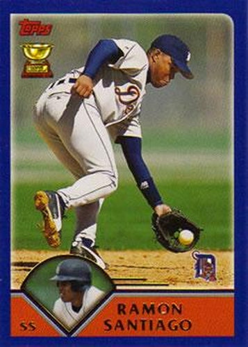 #141 Ramon Santiago - Detroit Tigers - 2003 Topps Baseball