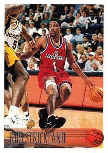 #141 Rod Strickland - Washington Bullets - 1996-97 Topps Basketball