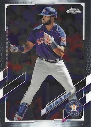 #141 Yordan Alvarez - Houston Astros - 2021 Topps Chrome Baseball