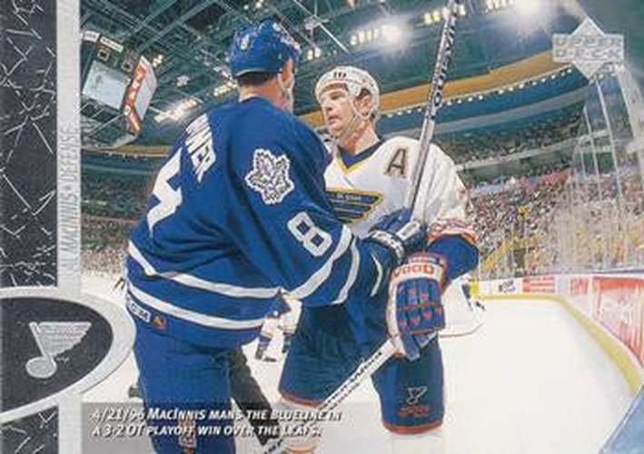 #141 Al MacInnis - St. Louis Blues - 1996-97 Upper Deck Hockey