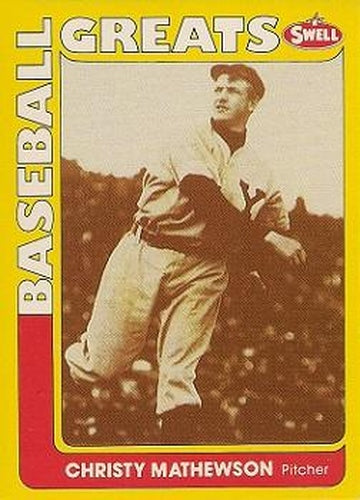 #141 Christy Mathewson - New York Giants - 1991 Swell Baseball Greats