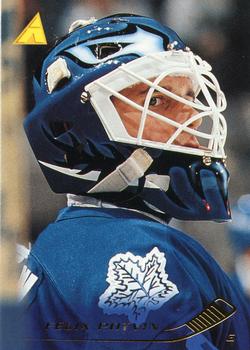 #142 Felix Potvin - Toronto Maple Leafs - 1995-96 Pinnacle Hockey