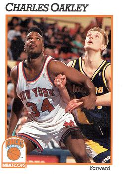 #142 Charles Oakley - New York Knicks - 1991-92 Hoops Basketball