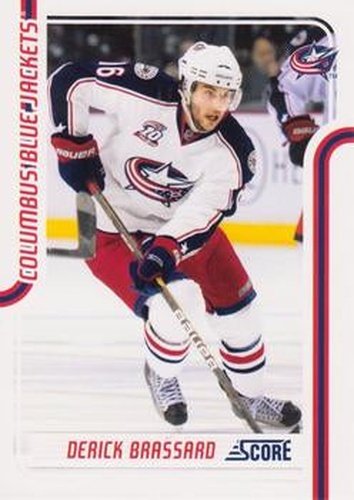 #142 Derick Brassard - Columbus Blue Jackets - 2011-12 Score Hockey