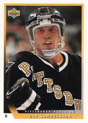#142 Ulf Samuelsson - Pittsburgh Penguins - 1993-94 Upper Deck Hockey