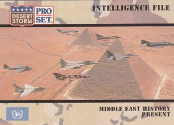 #142 Middle East History - Present - 1991 Pro Set Desert Storm