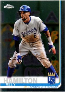 #142 Billy Hamilton - Kansas City Royals - 2019 Topps Chrome Baseball