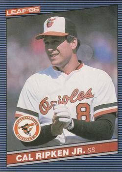 #142 Cal Ripken Jr. - Baltimore Orioles - 1986 Leaf Baseball