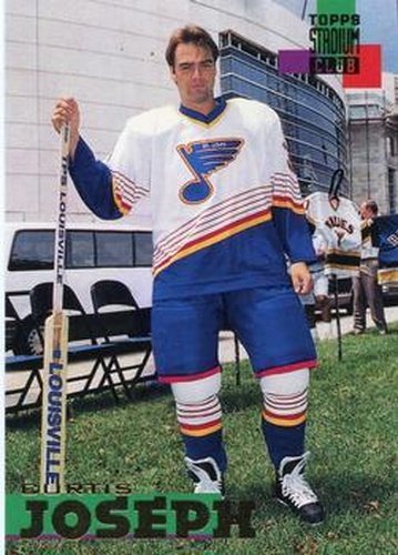 #142 Curtis Joseph - St. Louis Blues - 1994-95 Stadium Club Hockey