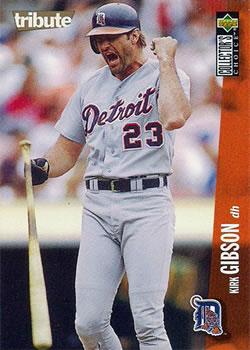 #142 Kirk Gibson - Detroit Tigers - 1996 Collector's Choice Baseball