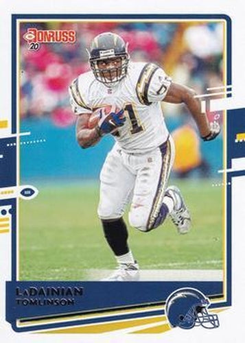 #142 LaDainian Tomlinson - San Diego Chargers - 2020 Donruss Football