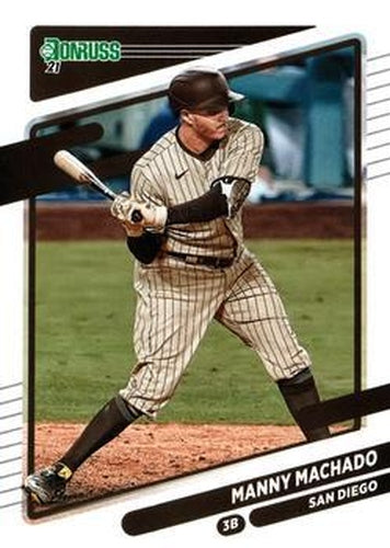 #142 Manny Machado - San Diego Padres - 2021 Donruss Baseball