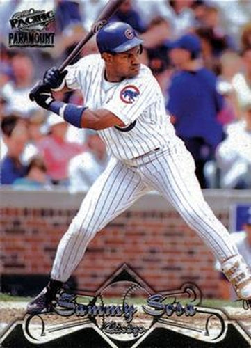 #142 Sammy Sosa - Chicago Cubs - 1998 Pacific Paramount Baseball