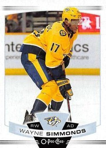 #142 Wayne Simmonds - Nashville Predators - 2019-20 O-Pee-Chee Hockey