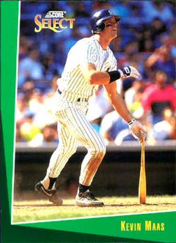 #142 Kevin Maas - New York Yankees - 1993 Select Baseball