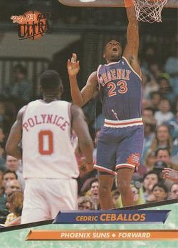 #142 Cedric Ceballos - Phoenix Suns - 1992-93 Ultra Basketball