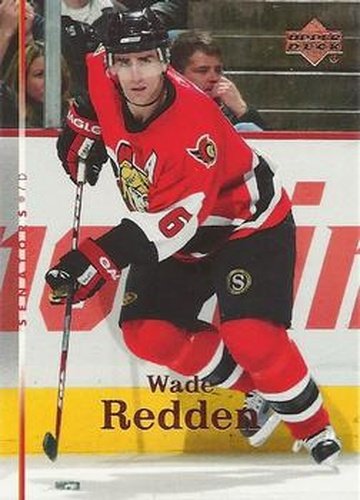 #142 Wade Redden - Ottawa Senators - 2007-08 Upper Deck Hockey