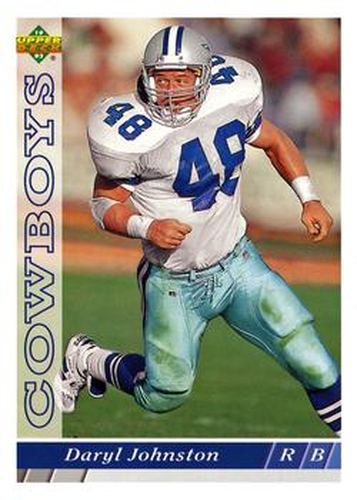 #142 Daryl Johnston - Dallas Cowboys - 1993 Upper Deck Football
