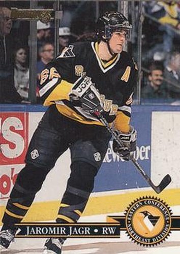 #142 Jaromir Jagr - Pittsburgh Penguins - 1995-96 Donruss Hockey