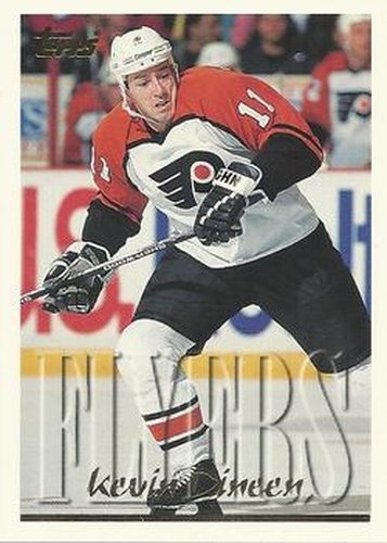 #143 Kevin Dineen - Philadelphia Flyers - 1995-96 Topps Hockey