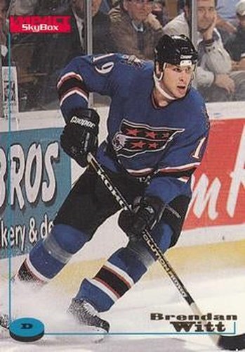 #143 Brendan Witt - Washington Capitals - 1996-97 SkyBox Impact Hockey