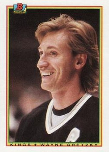 #143 Wayne Gretzky - Los Angeles Kings - 1990-91 Bowman Hockey