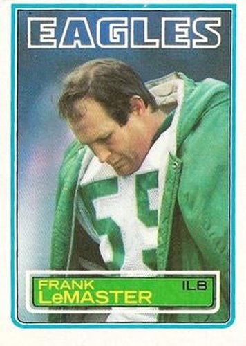#143 Frank LeMaster - Philadelphia Eagles - 1983 Topps Football