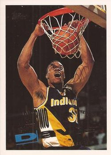 #143 Antonio Davis - Indiana Pacers - 1995-96 Topps Basketball