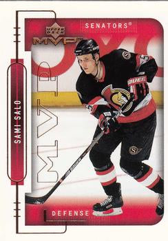 #143 Sami Salo - Ottawa Senators - 1999-00 Upper Deck MVP Hockey