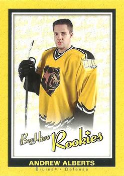 #143 Andrew Alberts - Boston Bruins - 2005-06 Upper Deck Beehive Hockey
