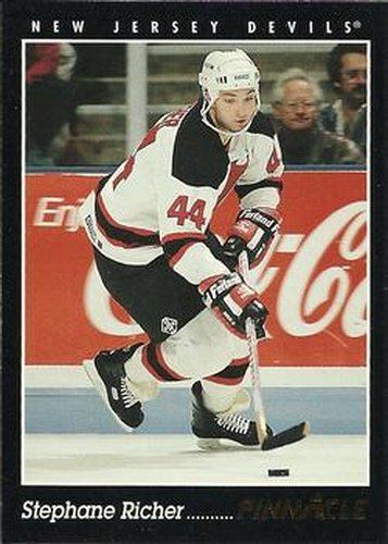 #143 Stephane Richer - New Jersey Devils - 1993-94 Pinnacle Hockey