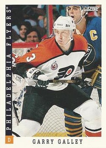 #143 Garry Galley - Philadelphia Flyers - 1993-94 Score Canadian Hockey