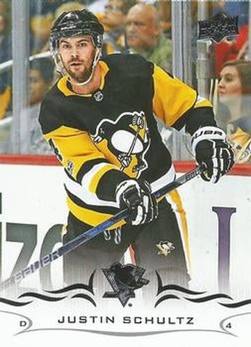 #143 Justin Schultz - Pittsburgh Penguins - 2018-19 Upper Deck Hockey