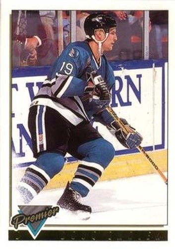 #143 Doug Zmolek - San Jose Sharks - 1993-94 O-Pee-Chee Premier Hockey - Gold