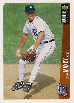 #143 Brian Maxcy - Detroit Tigers - 1996 Collector's Choice Baseball