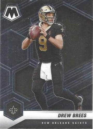 #143 Drew Brees - New Orleans Saints - 2021 Panini Mosaic Football